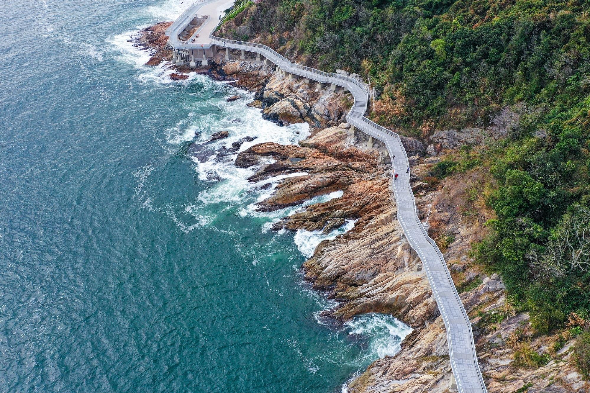 打卡深圳大梅沙海滨栈道 感受大海的魅力