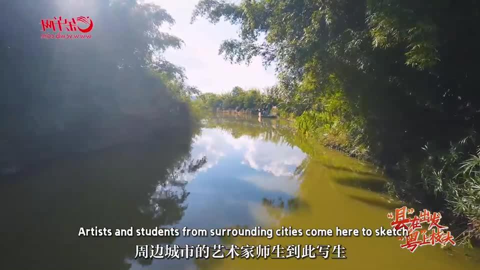 Jiangmen, Guangdong: The Xijiang River flows into the water town with a fishing charm