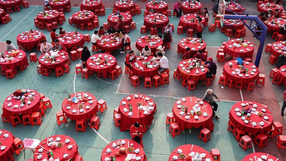 The Lion dance teams celebrated the Lantern Festival in Nanling Village, attracting over 850 guests