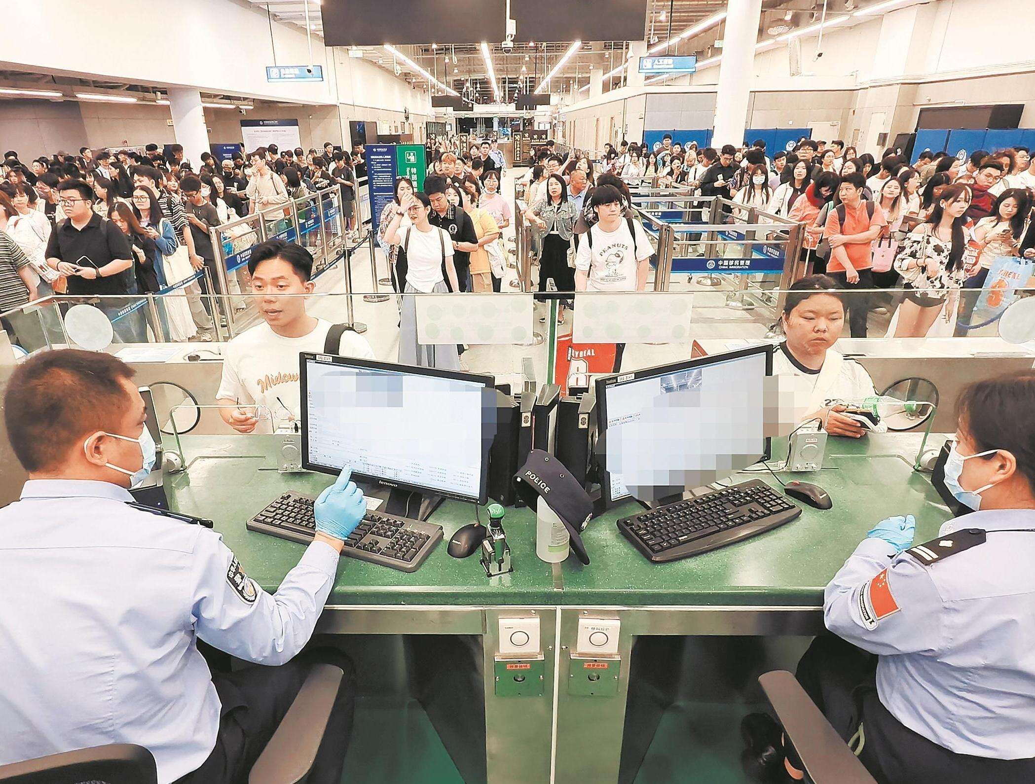  夜渡客流同比增18%！ 深港陆路口岸犹如“不夜天”