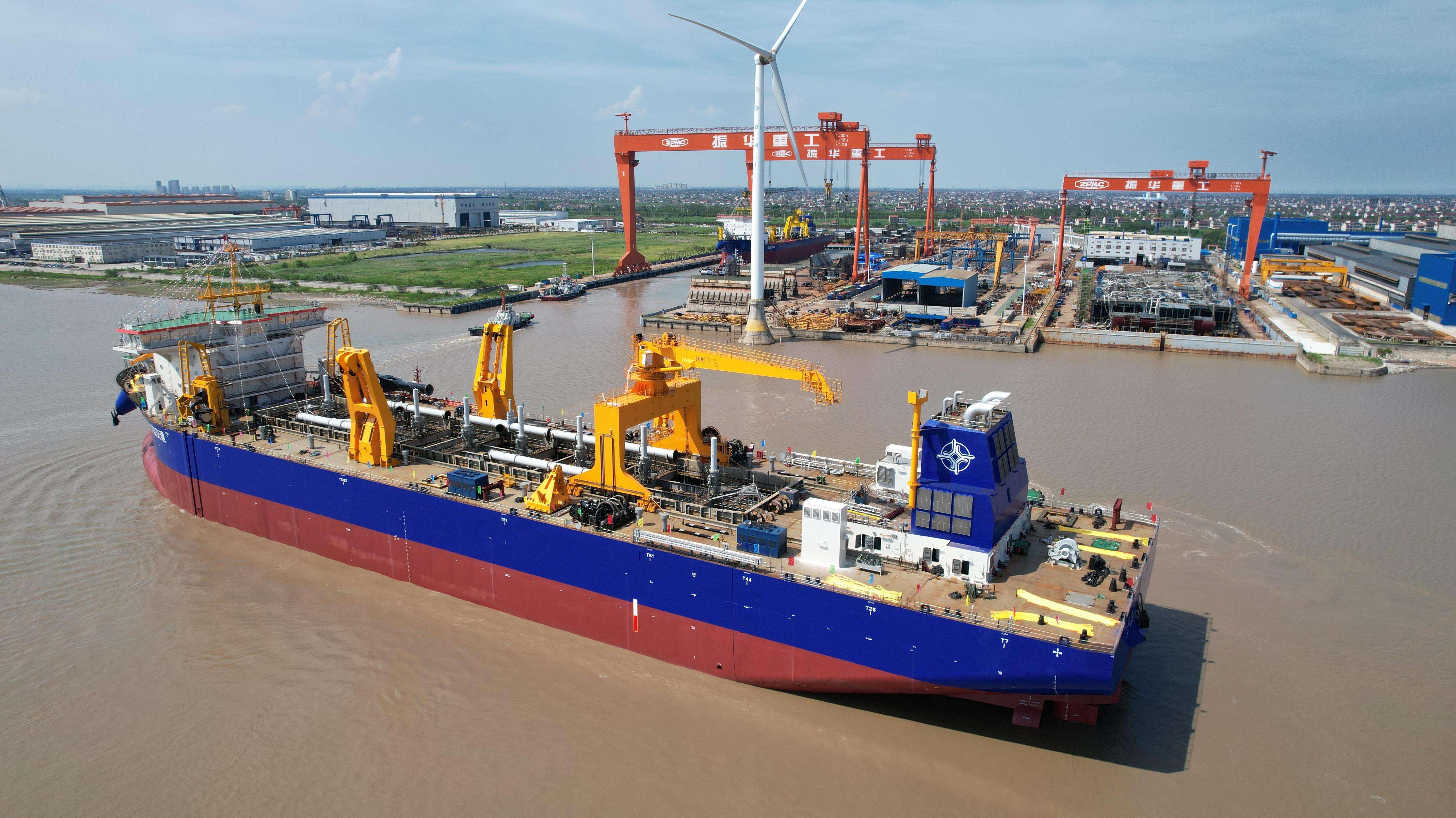  Guangdong-built mega dredger scheduled for delivery by year-end