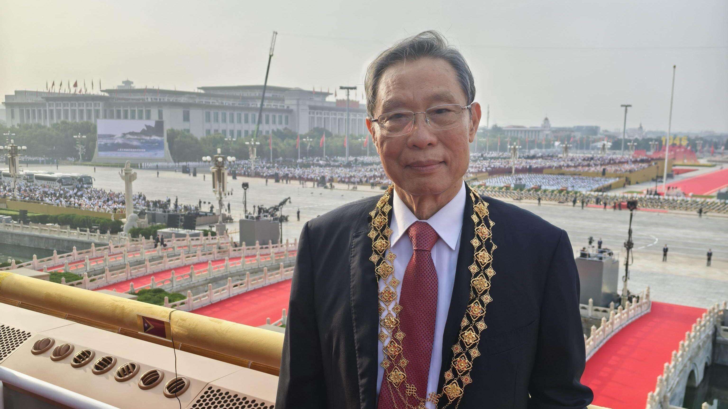  Zhong Nanshan recalls childhood trauma with a stronger sense of prosperity and peace in China