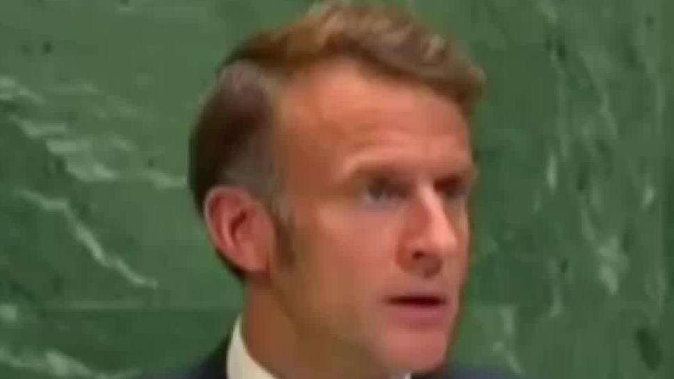  【视频】法国正式承认巴勒斯坦，纽约联合国总部爆发热烈掌声