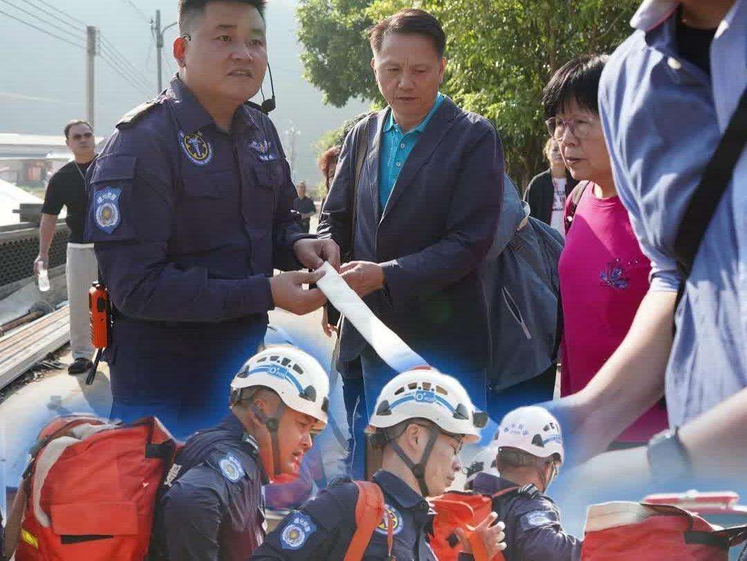  【视频】“救灾不分彼此！”粤台民间救援队在梅州开展交流活动