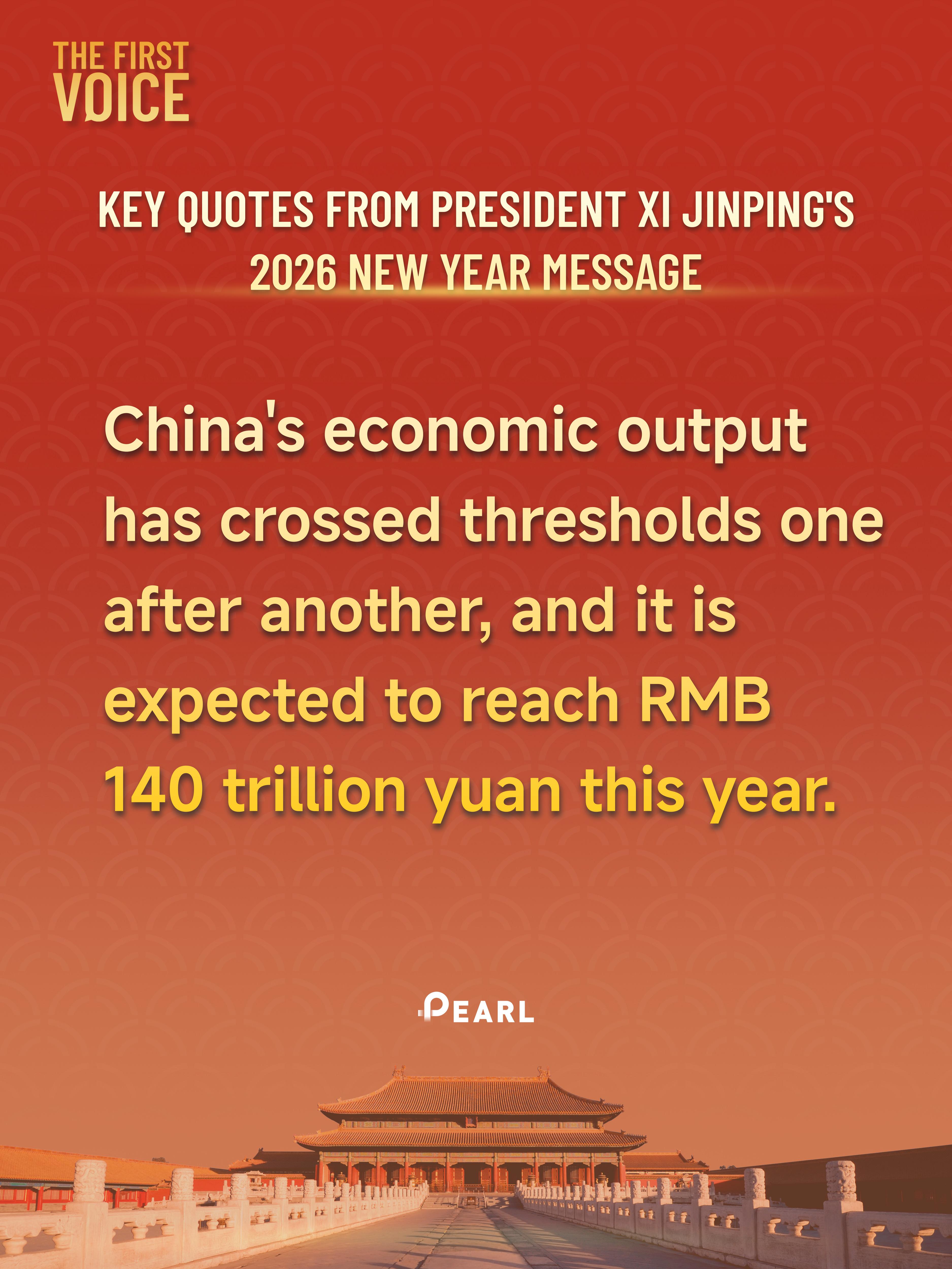 TheFirstVoice丨Key quotes from President Xi